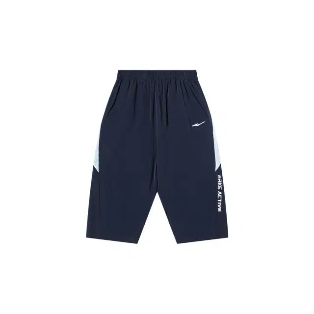 鸿星尔克儿童长裤 松紧时尚百搭七分 青少年