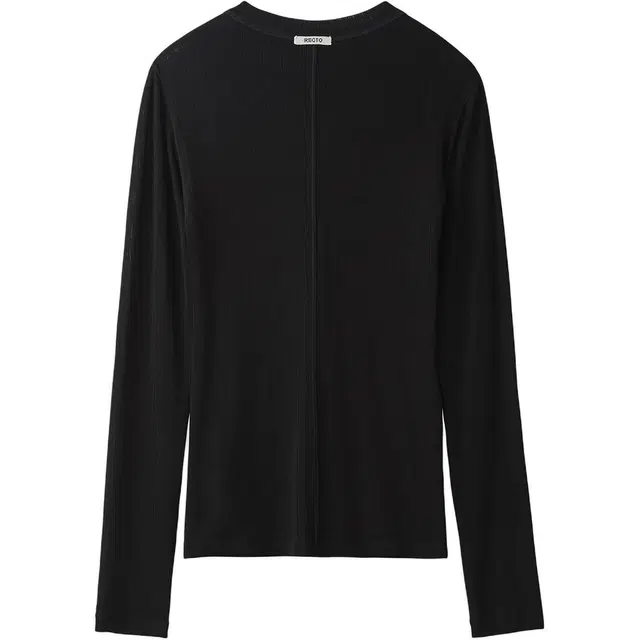 RECTO SS25 LONG SLEEVES SHEER JERSEY TOP