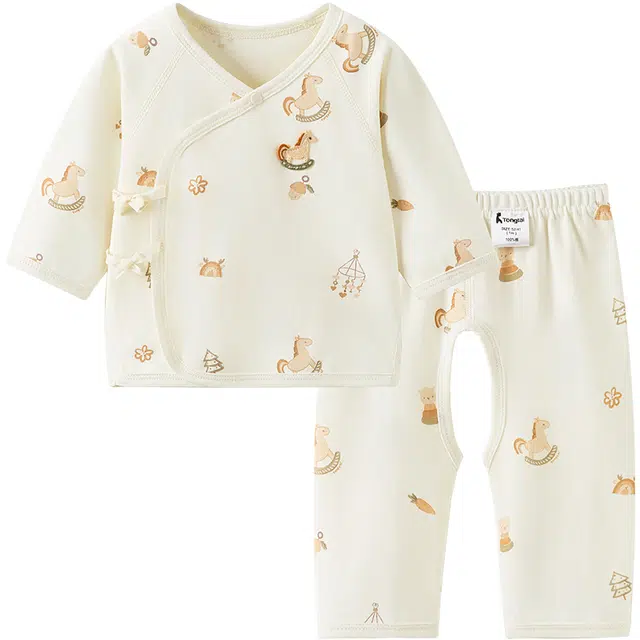 童泰 套装春秋季纯棉新生儿衣服初生宝宝穿服满月服