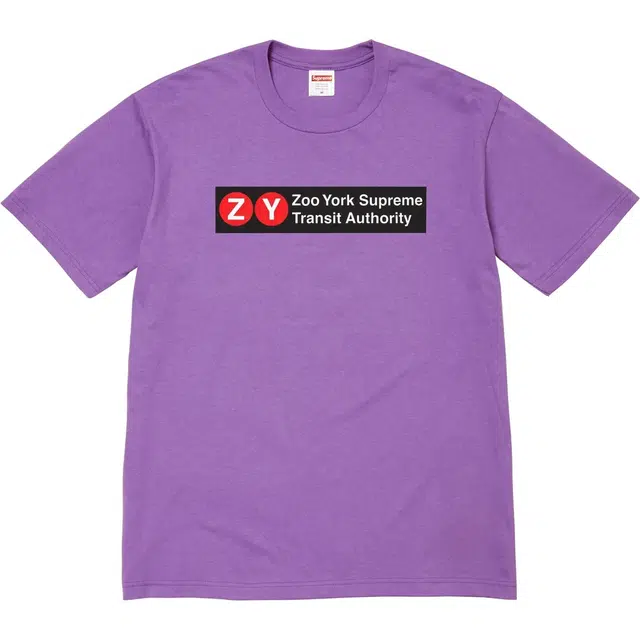 Supreme x Zoo York SS25 WEEK17 Transit Tee logoT