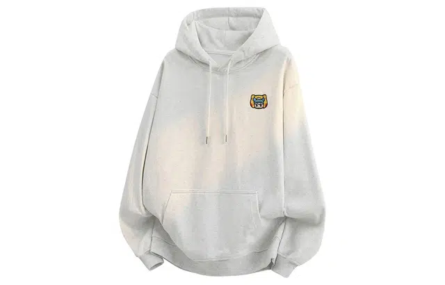 王者荣耀 美式人物小标落肩长袖款潮流时尚百搭青少年学生党宽松舒适透气连帽卫衣 鲁班七号款 男女同款