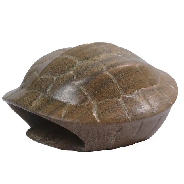 灵晔 新中式国潮复古文艺风轻奢高级随身携带茶宠盘玩文玩【摇钱龟】招财纳福财源广进万事如意 #好运 檀木 手把件 男女同款情侣款