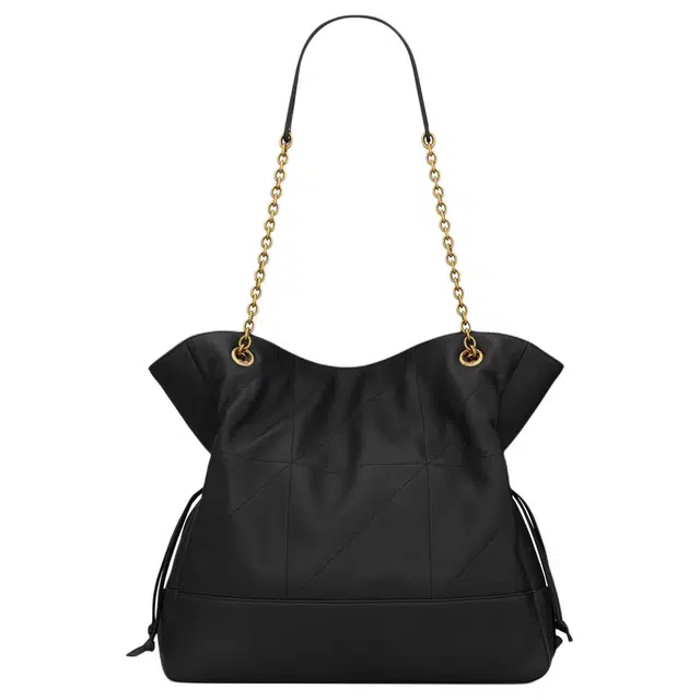 SAINT LAURENT YSL JAMIE 4.3 LARGE POCHON Logo Tote