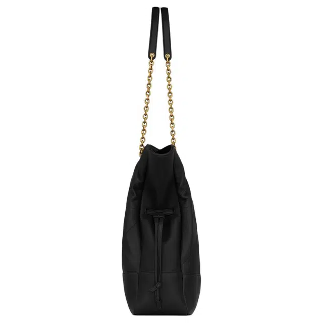 SAINT LAURENT YSL JAMIE 4.3 LARGE POCHON Logo Tote