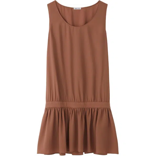 RECTO SS25 GATHERED DETAIL MINI DRESS