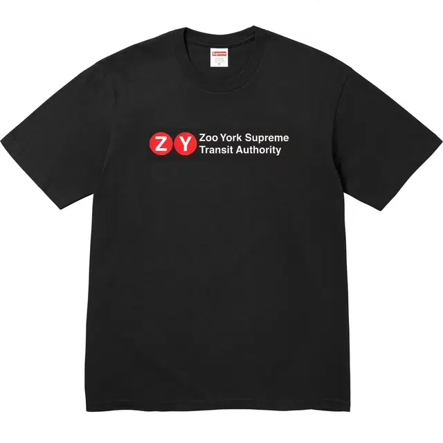 Supreme x Zoo York SS25 WEEK17 Transit Tee logoT