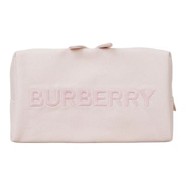 Burberry Canvas Makeup Bag Pink