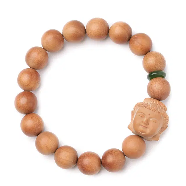 三檀小舍 【大日如来】老料檀香国风新中式复古风转运招财 小众简约高级轻奢礼盒 檀木 手串 男女同款情侣款