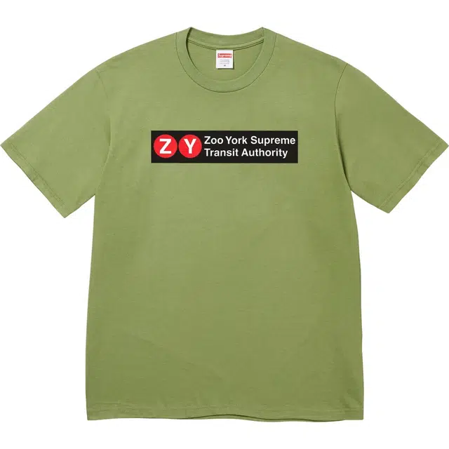 Supreme x Zoo York SS25 WEEK17 Transit Tee logoT
