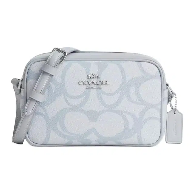 Coach Jamie 19 Sketch Signature Mini Shoulder Bag Ice Blue