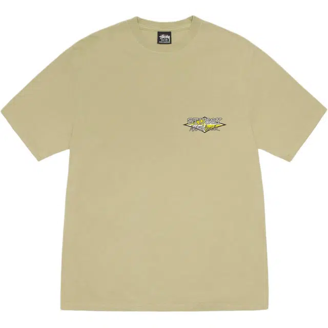 Stussy SS25 WORLDWIDE DIAMOND TEE PIGMENT DYED logoT