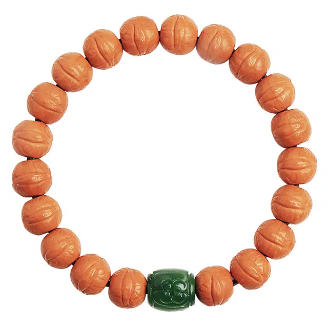 【好事发生】 月印百川 简约复古文艺时尚文玩手把件 诸事顺遂平安喜乐水逆退散前程似锦升职加薪 礼盒装 桃核 核桃类手串 男女同款情侣款