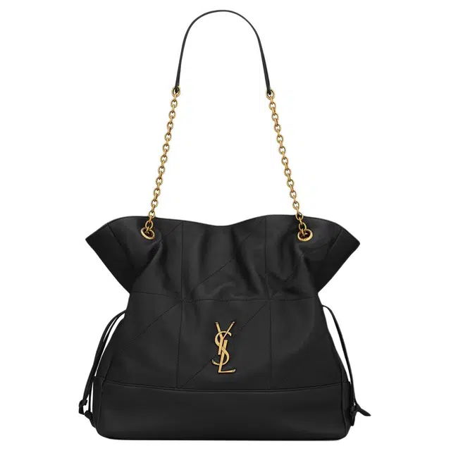 SAINT LAURENT YSL JAMIE 4.3 LARGE POCHON Logo Tote