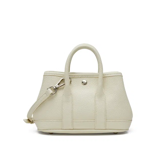 卓诗尼 简约时尚休闲 合成革 手提包 女款 黑/米白/淡黄