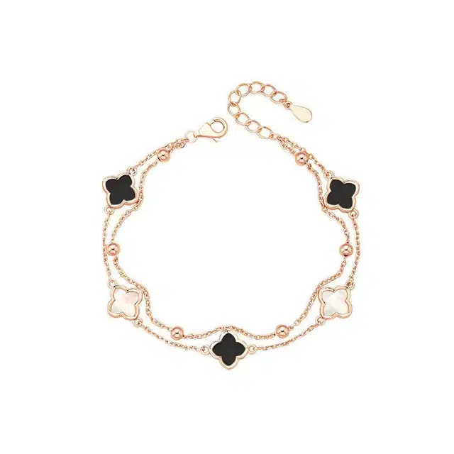 迷颂玛 四叶草百搭 合金 手链 女款