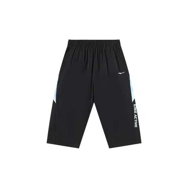 鸿星尔克儿童 松紧百搭时尚七分适中儿童运动裤 夏 青少年