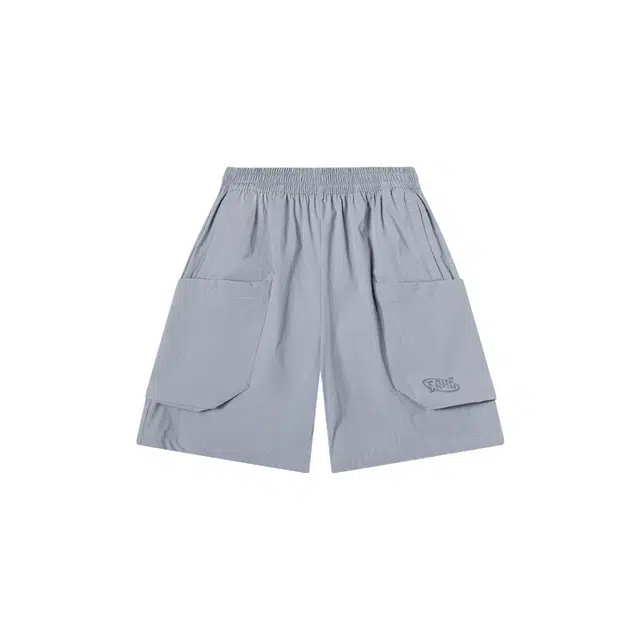 鸿星尔克儿童 舒适纯色百搭五分短裤 青少年