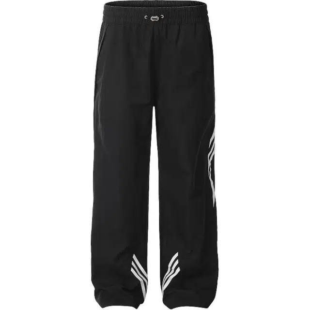 拾个壹先生 美式三条杠伞兵条纹中腰长裤休闲裤 男女同款