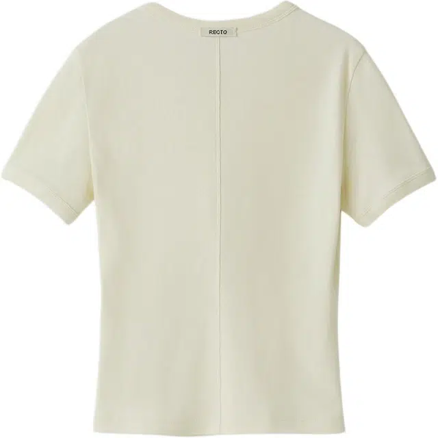 RECTO SHEER JERSEY FITTED T-SHIRT SS25T