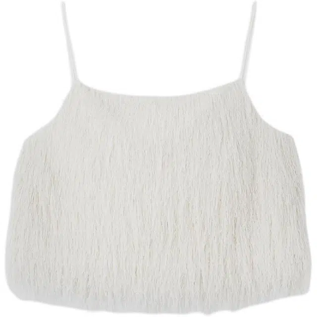RECTO SS25 FRINGE EFFECT CAMISOLE TOP