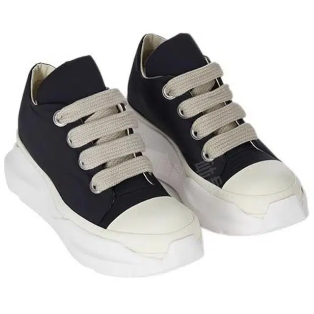 Rick Owens DRKSHDW Thick Sole Low Top Sneakers Black