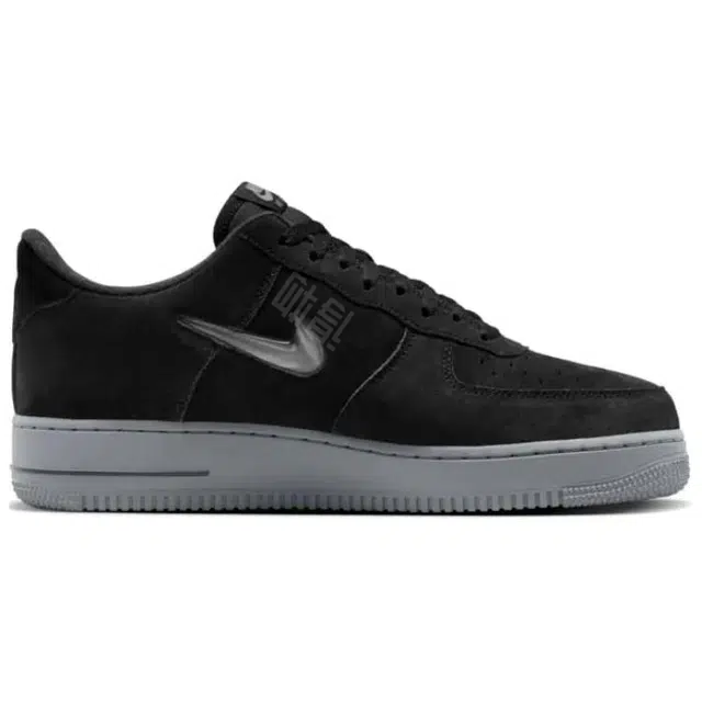 Nike Air Force 1 LOW JEWEL Black SuedeCool Grey