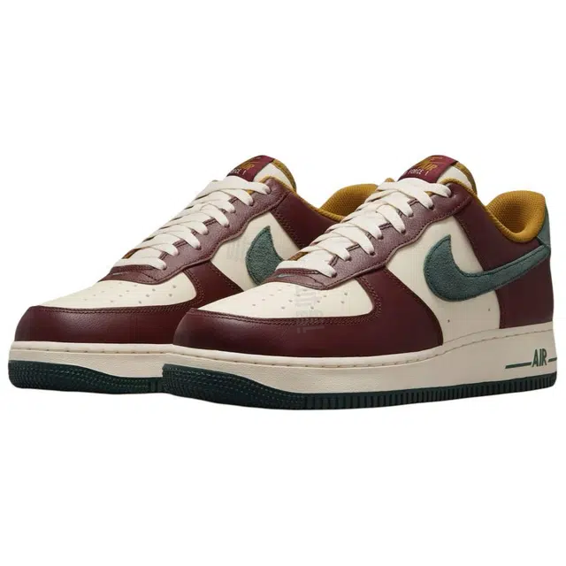 Nike Air Force 1 Low Dark Team RedVintage Green