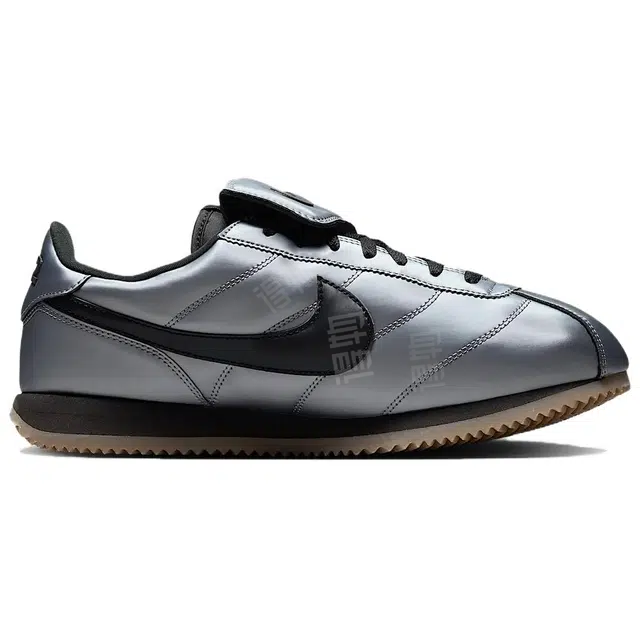 Nike Cortez LEATHER SE "Metallic Cool Grey Black"