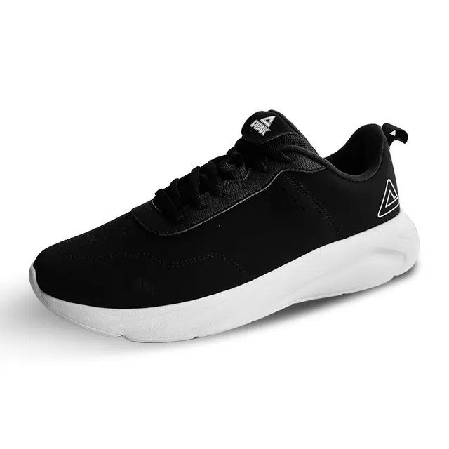 匹克 舒适时尚 耐磨防滑 低帮 生活休闲鞋 男款 黑色