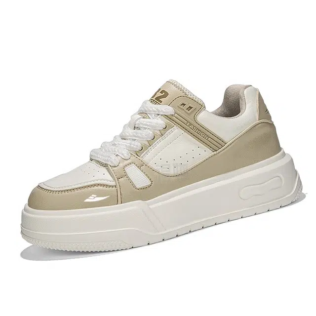 酷丁 时尚休闲百搭运动鞋 超纤皮 增高 低帮 板鞋 男款