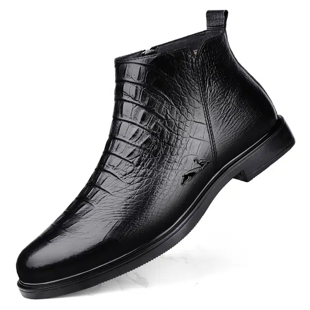 British Knight Classic Leather Boots Black