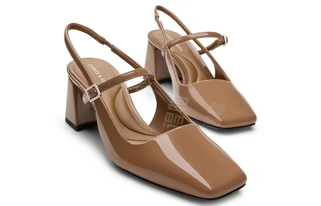 CHARLESKEITH ck PU 7.7cm CARAMEL