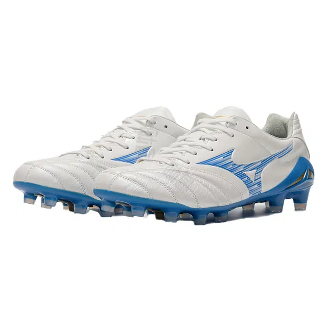Mizuno Football Shoes White Blue
