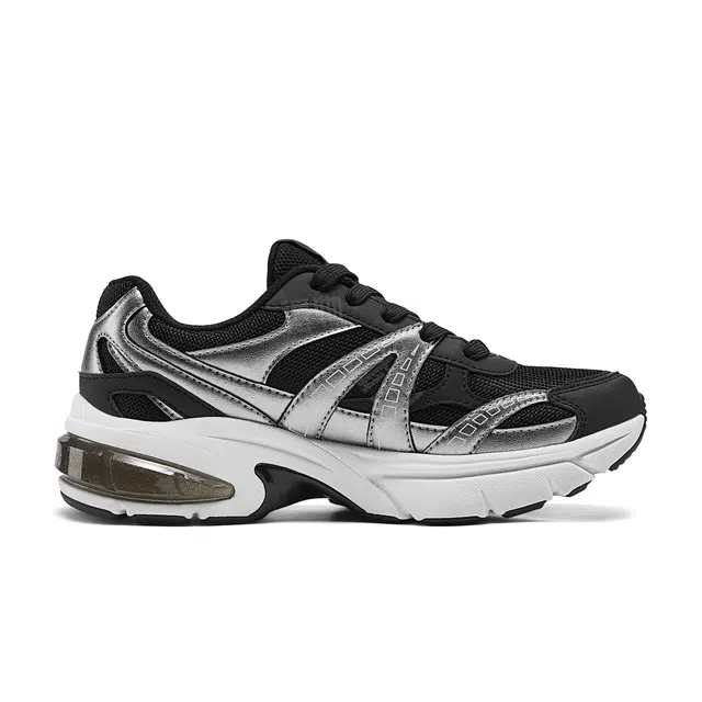 Skechers Street Black Silver