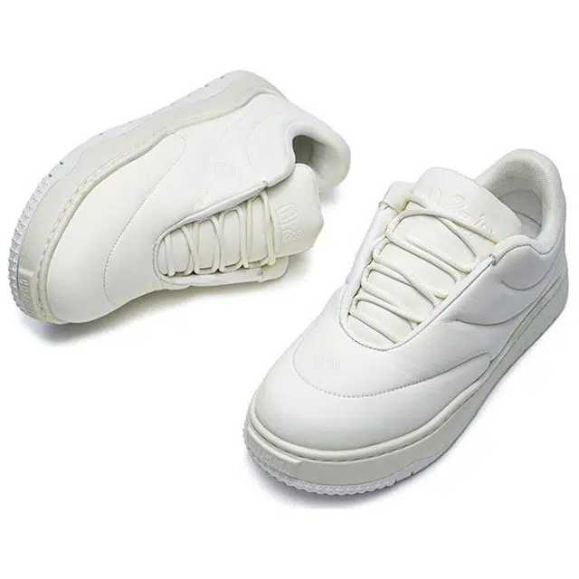 百伦韩 牛剖层革 时尚简约舒适 低帮 板鞋 男女同款 白色