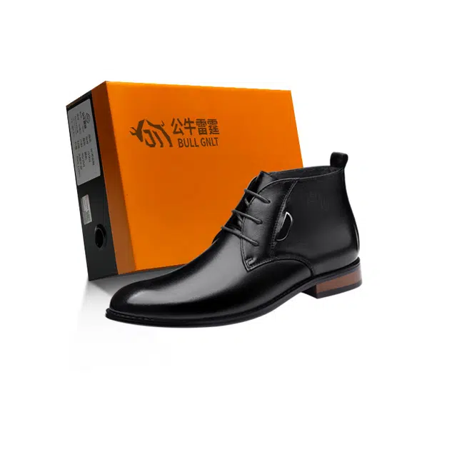 公牛雷霆 头层牛皮 舒适时尚商务通勤 正装皮鞋 男款