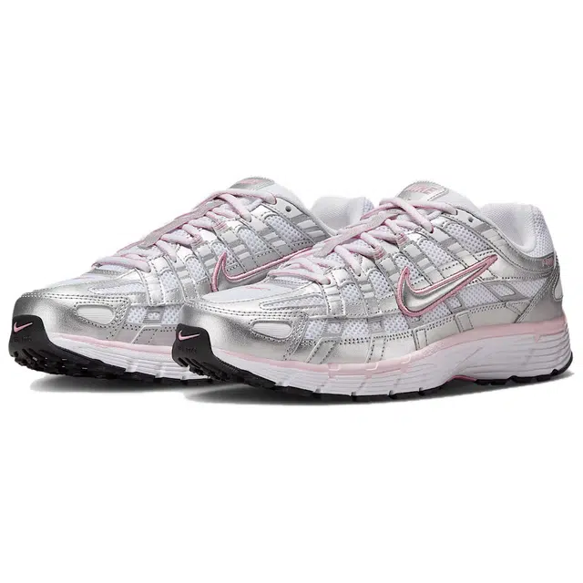 Nike P-6000 White Silver