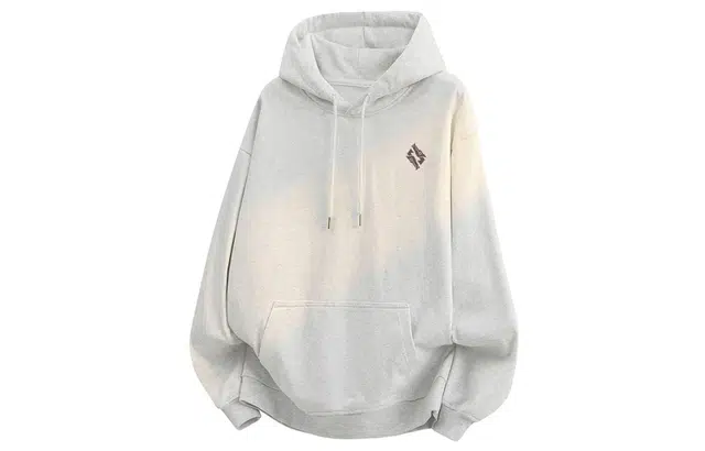 王者荣耀 美式复古字母长袖落肩款百搭时尚简约户外运动通勤宽松舒适透气连帽卫衣 马可波罗款 男女同款