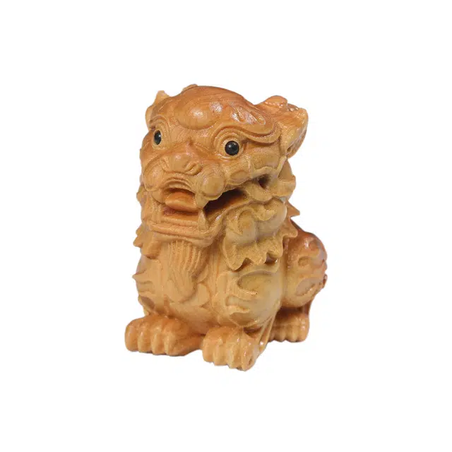 物㯖 国潮新中式轻奢高级感小众百搭文艺风招财进宝节节高升财源广进八方来财诸事顺遂装饰品工艺品 崖柏 把件 男女同款情侣款