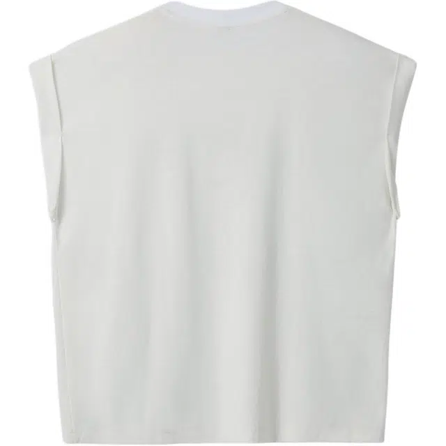 RECTO SS25 AMERICA 1992 SLEEVELESS TURN UP T-SHIRT T