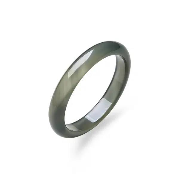 眰恦 朦胧感 新中式 潮流 百搭 小众设计独特个性  轻奢 温柔感#好运 玉髓 手镯 男女同款情侣款