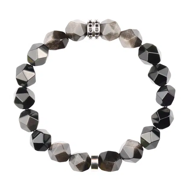 宣华意 小众本命年招财转运 黑曜石 手串 男女同款情侣款