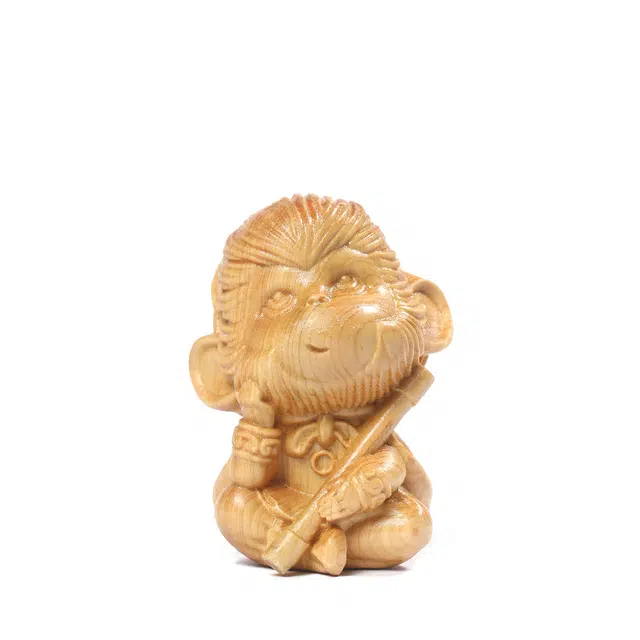 素于 国潮文玩轻奢高级居家静心打坐小众设计八方来财家居好运 崖柏 摆件 男女同款情侣款