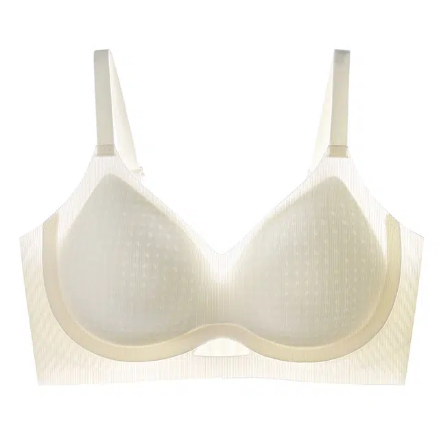 戴维诗 内衣女夏季薄款小胸聚拢美背收副乳防下垂冰丝无痕文胸 女款