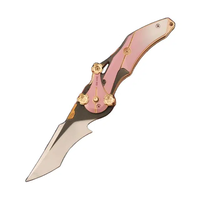 迪爱歪 怜悯折刀折叠弹动版爪子刀 合金玩具 成品模型