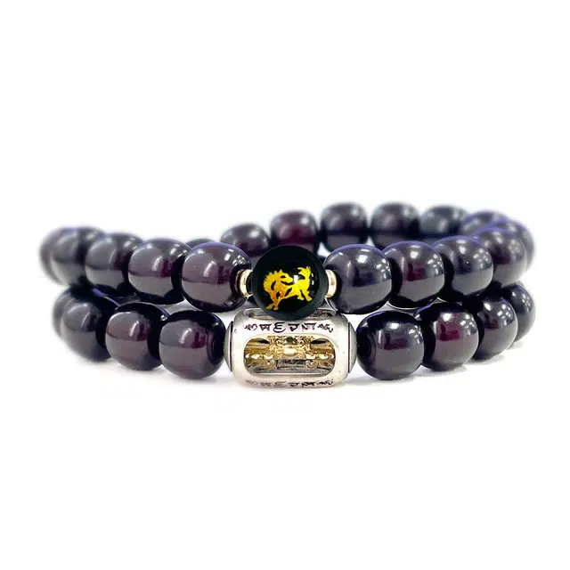 【十二生肖·好运吉祥】 京华录 溏心老料本命年文玩佛珠 色泽醇厚高油高密 守护神岁岁平安经典收藏款 菩提根 手串 男女同款情侣款