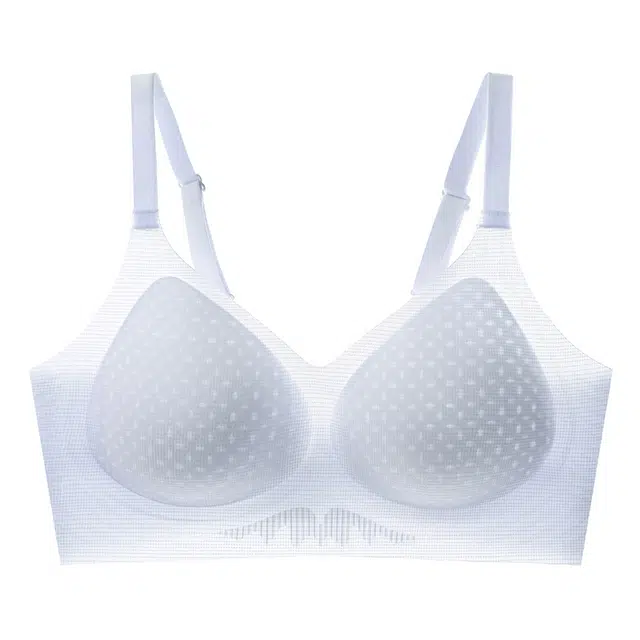 戴维诗 无痕内衣女士小胸聚拢夏季超薄款冰丝凉感无钢圈收副乳文胸 女款