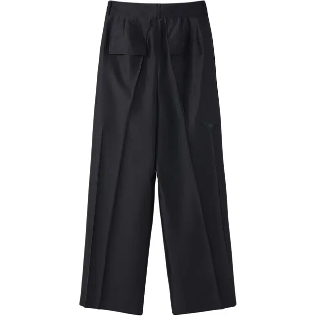 RECTO SS25 SHEER BACK BANDING WIDE PANTS
