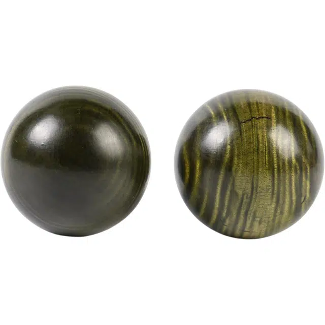 物㯖  国潮新中式轻奢高级感小众【时来运转】手球随身携带文玩盘玩小众百搭吉祥如意诸事顺遂平安喜乐好运 楠木 把件 男女同款情侣款