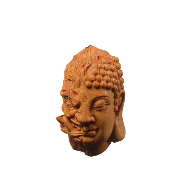 灵晔 新中式国潮复古文艺风轻奢高级随身携带茶宠盘玩文玩一念之间招财纳福财源广进万事如意好运 檀木 把件 男女同款情侣款